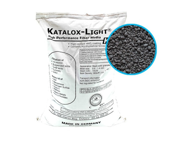 Katalox-Light katalytická filtračná hmota na železo a mangán | 28 l/30 kg/vrece